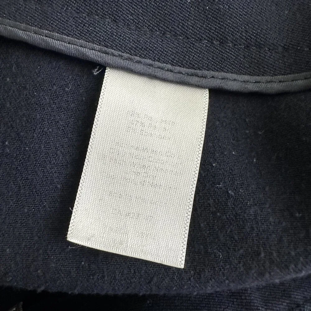 2/$30 Talbots Heritage Hight Rise Side Zip Trouser Black 8 #A1693